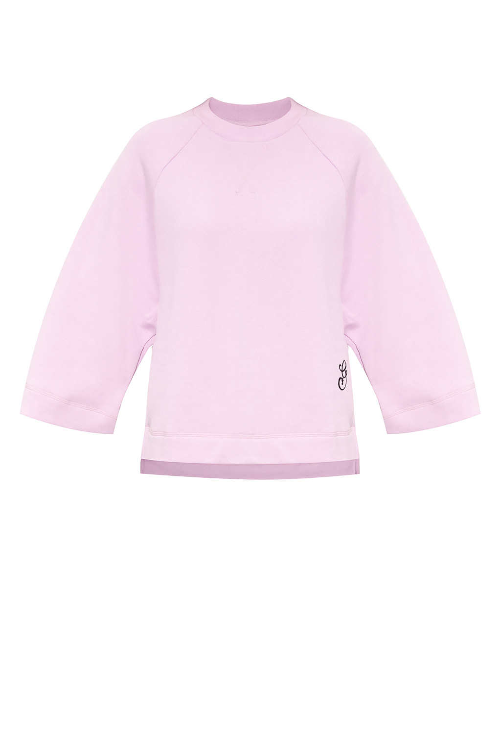 Ganni Sweatshirt com capuz Superdry Code Logo Chenilla Os fúcsia mulher